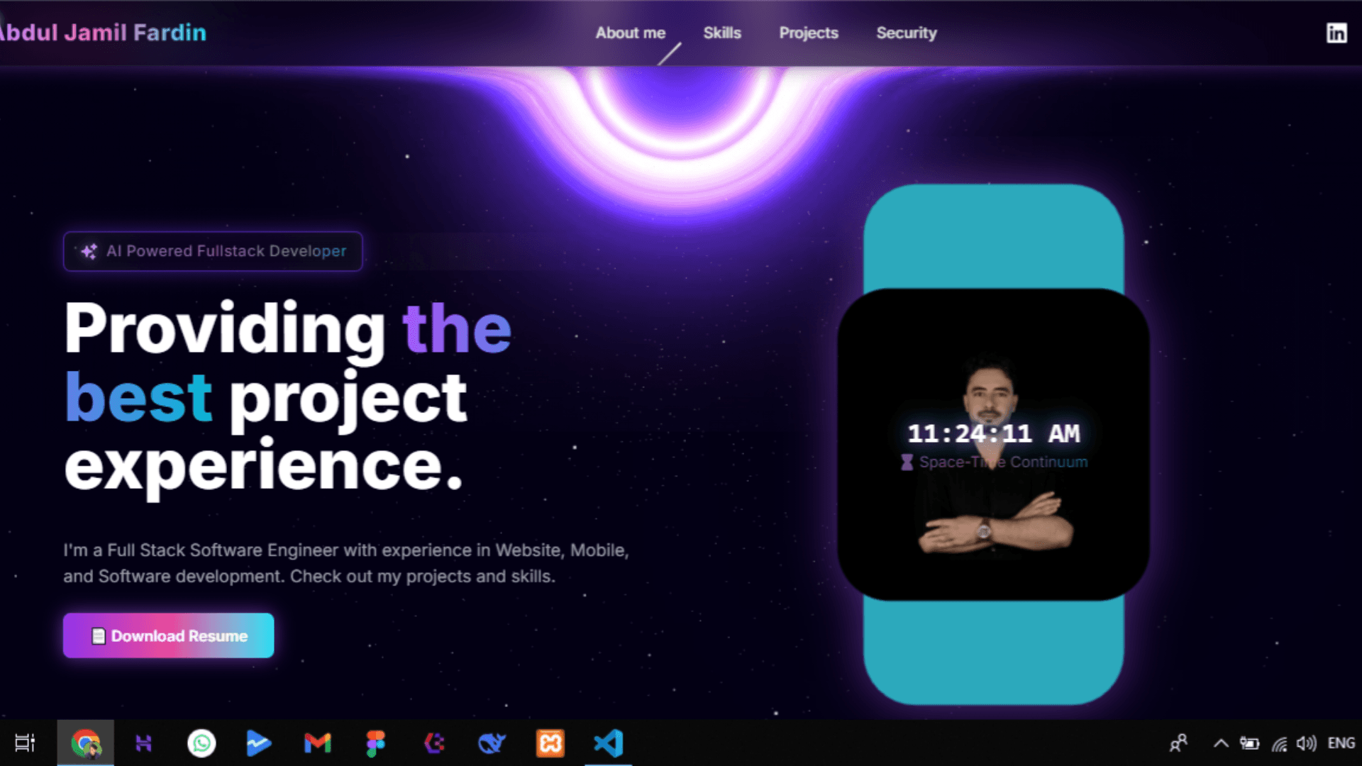 Modern Next.js Portfolio